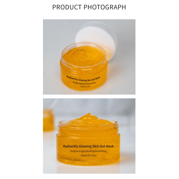 излучающе маска геля кожи турмерина 100ml накаляя с Tranexamic кисловочным глутатионом