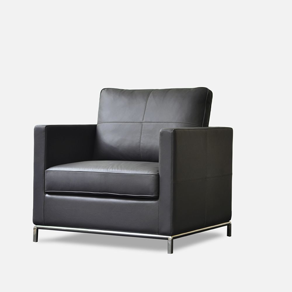 Eastman Minimalist Waiting Area Sofa Reception Sofa With Solid Wood Frame