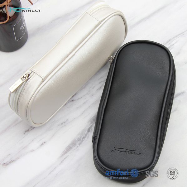 Черная белая поли сумка щетки макияжа ODM PU сумки