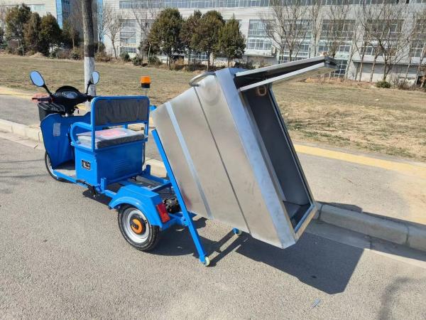 Energy Three Wheeled Garbage Recycling Car for Community Alley Sidewalk Rubbish Collection