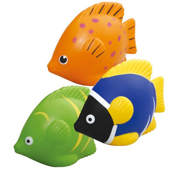 New promotion gift creative product Tropical Fish Relief Stress Ball customed logo