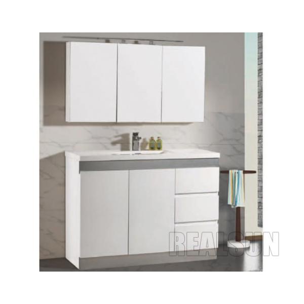 42 Inch Contemporary Bathroom Vanities American Style Mdf Floating Wall Sink