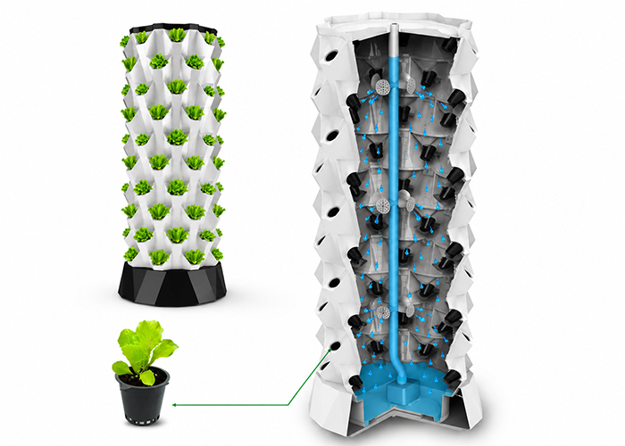 Pineapple Aeroponic Tower System | Modular Vertical Fruit Growing Kit