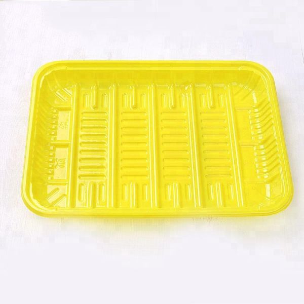 Поднос упаковки плода ЛЮБИМЦА красочный устранимый пластиковый 25*18*2.5cm