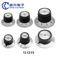 Poignée de potentiomètre C1 C2 C3 avec noyau en cuivre et plafond en aluminium pour une longue durée de vie