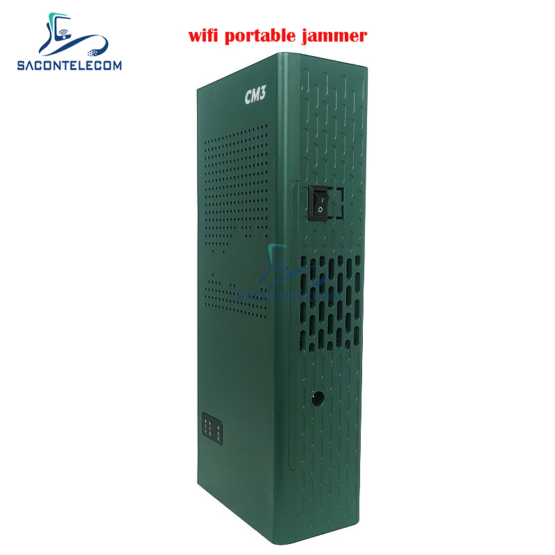 3 портативная машинка блокатора 2.4G 5.2G 5.8G Jammer сигнала WiFi каналов