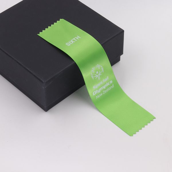 Голубая Зеленая Медаль Награды лента Полиэстер Сатин Заказные медали ленты