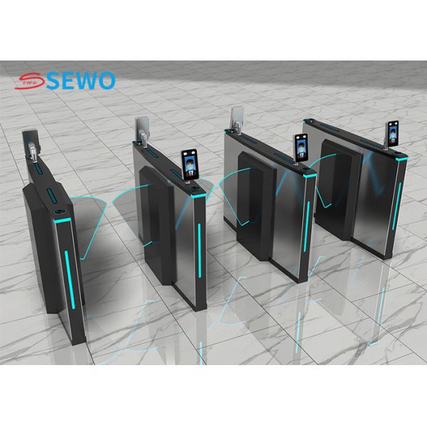Жилой вход Flap Barrier Turnstile Security Doors для контроля доступа к выставочному зале
