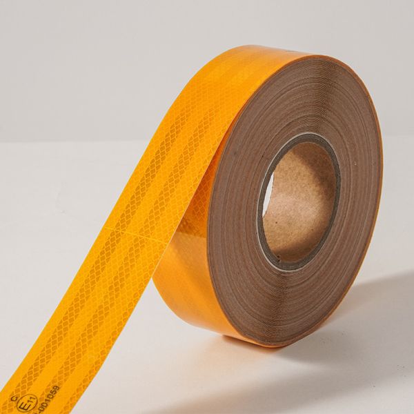 HIP Truck Safety Warning ECE 104R Reflective Tape White Micro Prismatic Adhesive