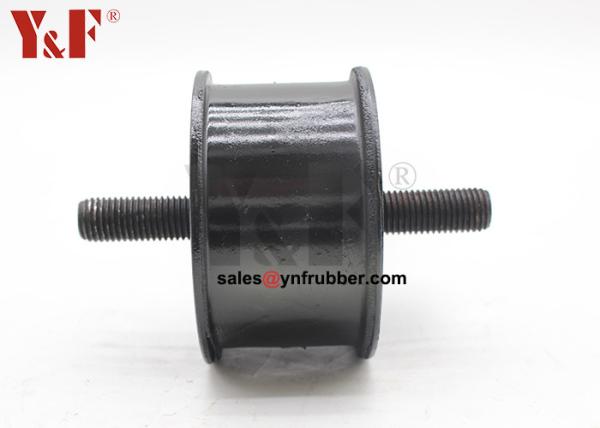 Black Rubber Bobbin Mounts M6 M8 M10 With Good Vibration Resistance