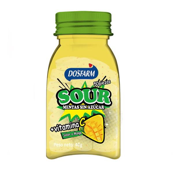 Vitamines acides, menthe, bonbons certifiés HACCP, sans matières grasses, avec des ingrédients colorants naturels
