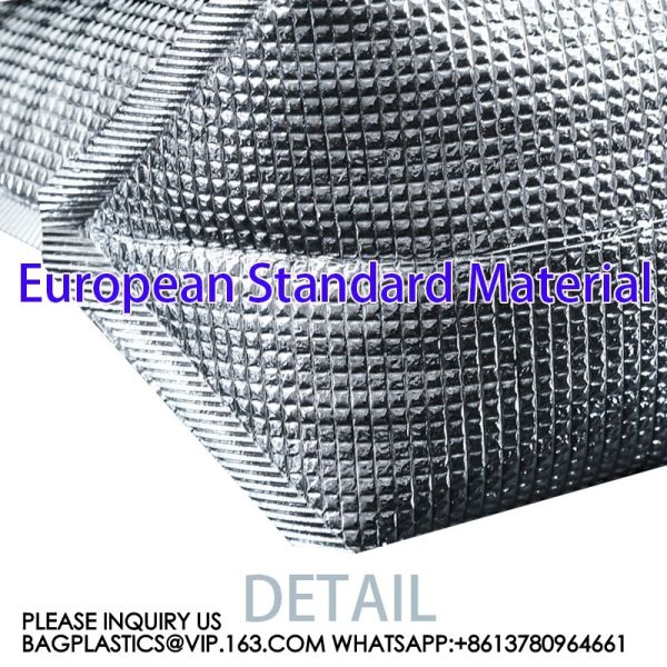 VMPET Aluminum Foil Reusable Hot Or Cold Food Lunch Storage Carry Bags Insulated Thermal Cooler Bag