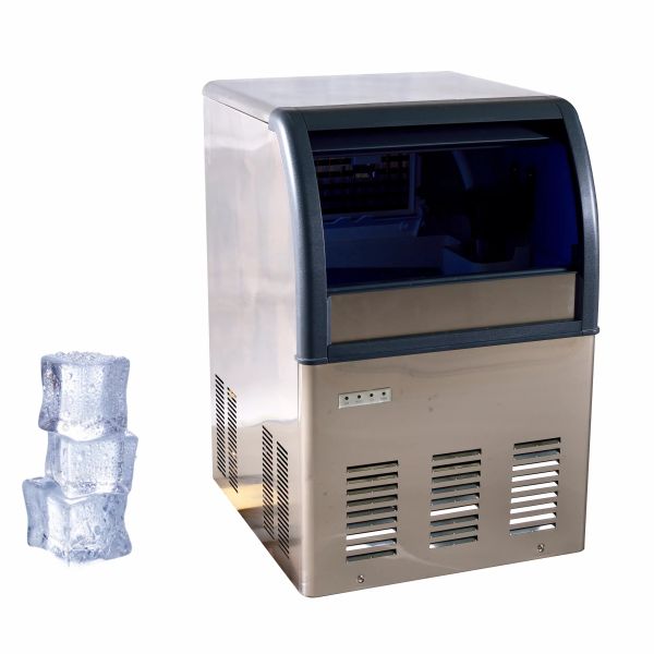 Self Service Mini Ice Cube Machine with Air Cooling and Convenient Bagging Capability