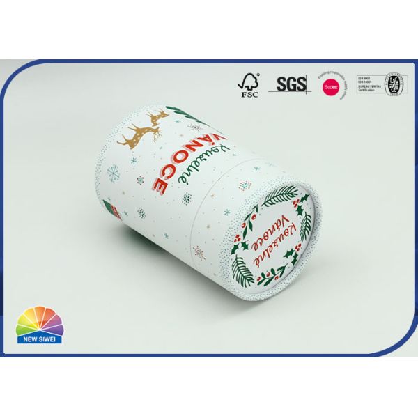 игрушки ребенка картона 157gsm C2S трубка белой бумажная упаковывая