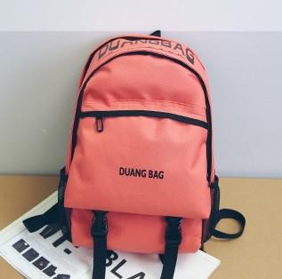 New Korean version of solid color backpack fashion trend Japanese and Korean student bag factory outlet