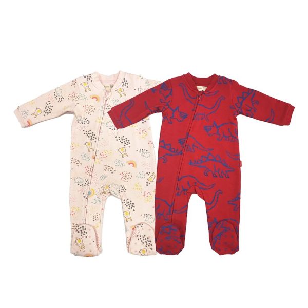 Polyester Customized Color Rompers Exquisite Workmanship Printing Pattern for Babies