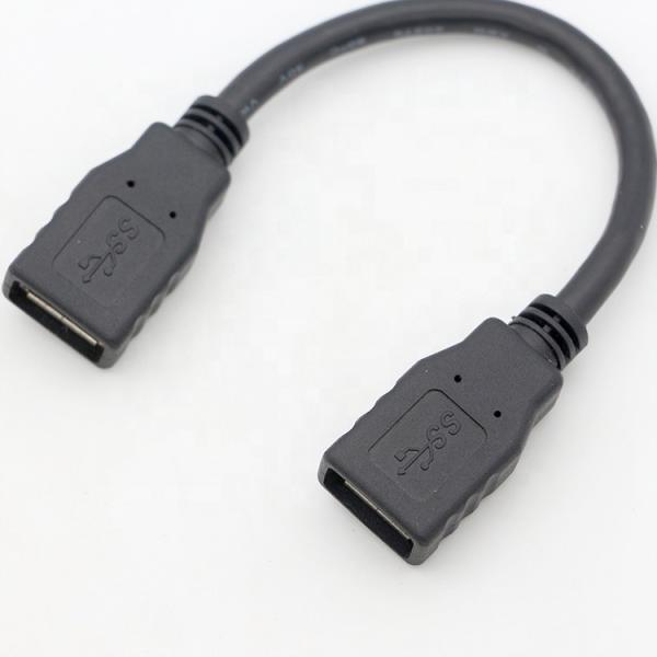 カスタム スーパースピード 低プロファイル USB 3.0 A 女性からUSB 3.0 A 女性 OTG拡張データ充電ケーブル