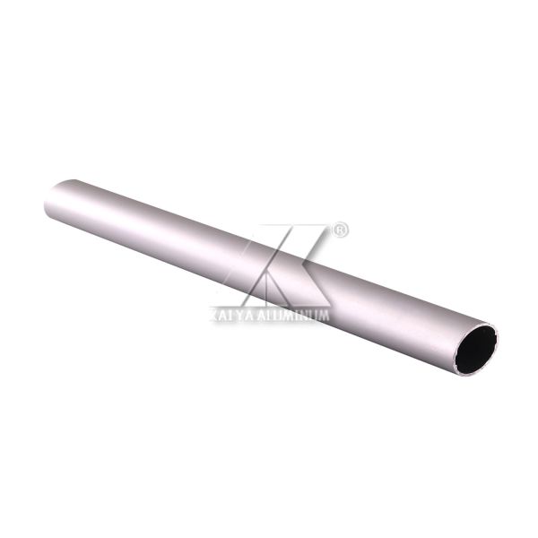 Metal Extrusion Slotted Aluminium Alloy Tube Profiles Anodized Oval Pipe