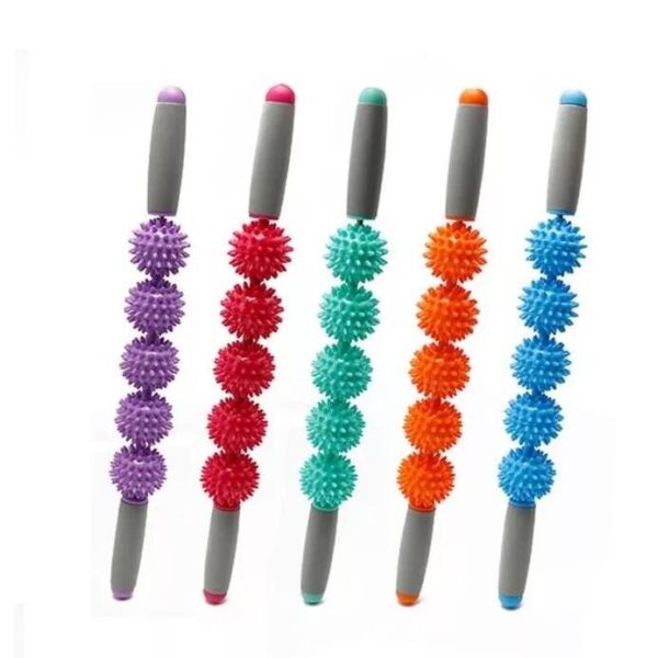 42CM 16.5 Inches Flexible Muscle Back Massage Roller Stick Core Flexibility