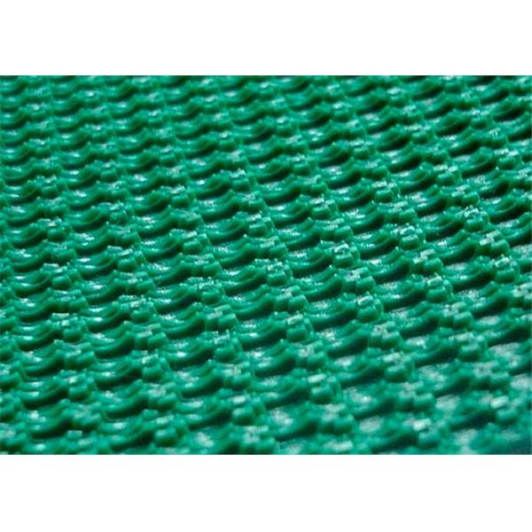 Крытый зеленый цвет конвейерной ленты Пу Пвк перехода с стальным соединением клипера