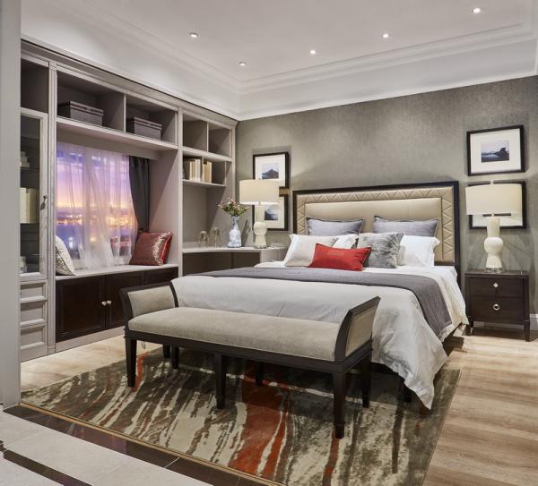 Dark Oak Bed Furniture For Home Used Modern American Style Interior Design From China Supplier Of RH Furnishing