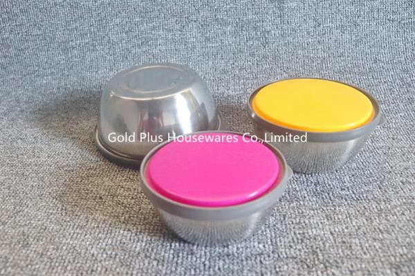 Wholesale heat insulated serving rice bowl hot selling stainless steel multifunctional beat eggs bowls with cover