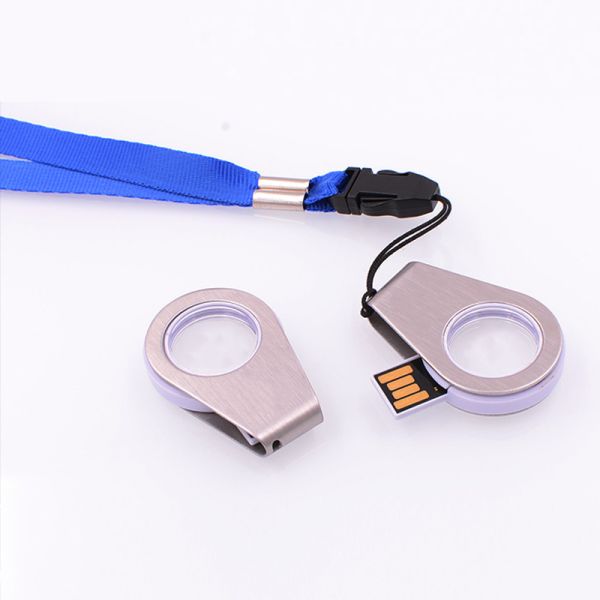 Флэш-память ROSH UDP привода 2,0 16GB 32GB прозрачной ручки USB Кристл внезапная