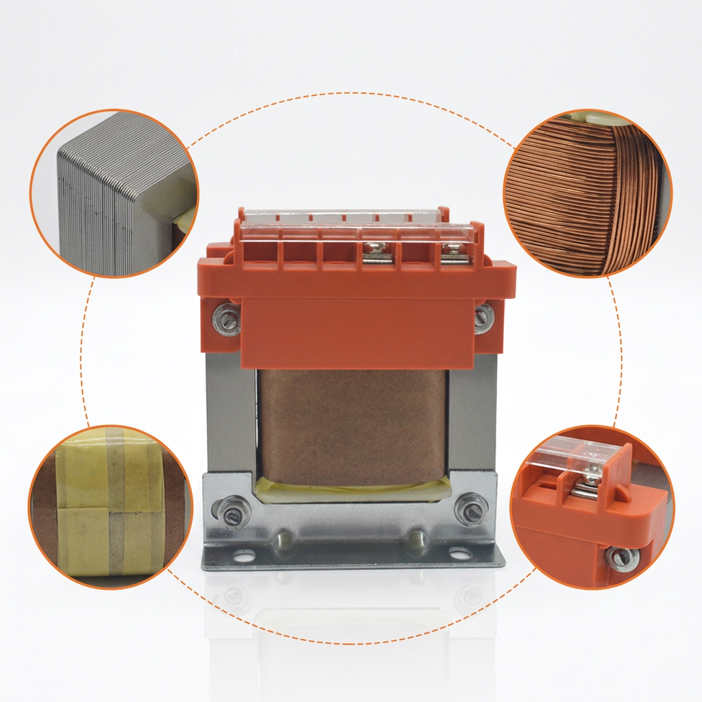 EI76 Low Frequency Single Phase Control Transformer Custom AC Power Converter