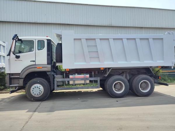High Horsepower 400HP HOWO White Tipper Dump Truck LHD 6×4 10 Wheels