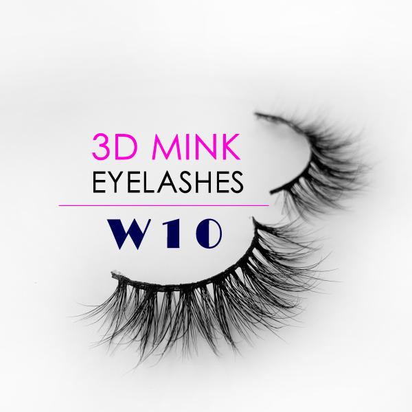 25mm Length Individual False Eyelashes Natural Black Color Custom Logo
