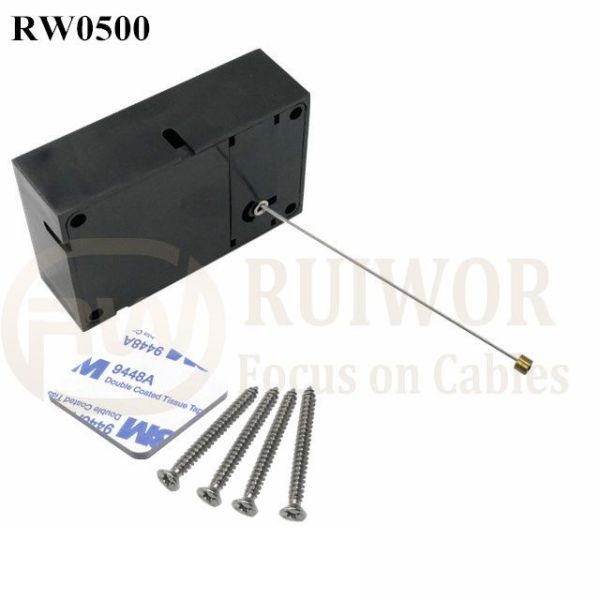 RW0500 Cuboid Anti Theft Pull Box Can Work with Connectors Apply in Different Products Security Harness
