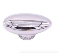 Modern Fashion Deluxe Chromium Plated Metal Die Casting Zinc Alloy Silver Color Perfume Cap Eco Friendly