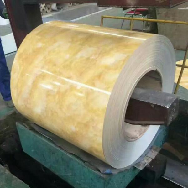 Alloy 3003 Marble Pattern Coating Aluminum Coil 24Ga X 48Inch Pre Painted Aluminum Sheet For Building Facades