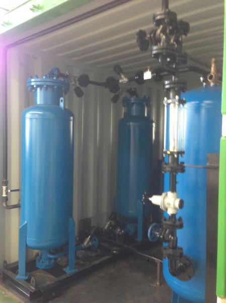 Container type   membrane  nitrogen generator for outsite removeable work