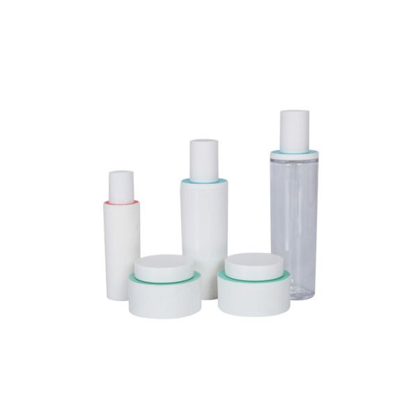 White Cylinder Lotion 60ml PP Airless Bottle 150ml 180ml30g 50g Round