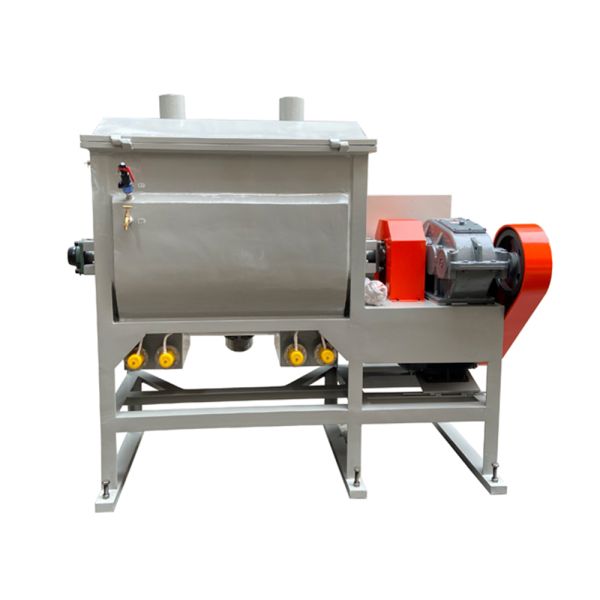 Custom Stainless Steel 350L Capacity Semi-Automatic Horizontal Ribbon Powder Mixer for PVC
