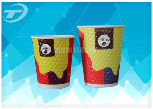 PE lateral do produto comestível o único revestiu os copos de papel descartáveis 16oz 20oz 22oz