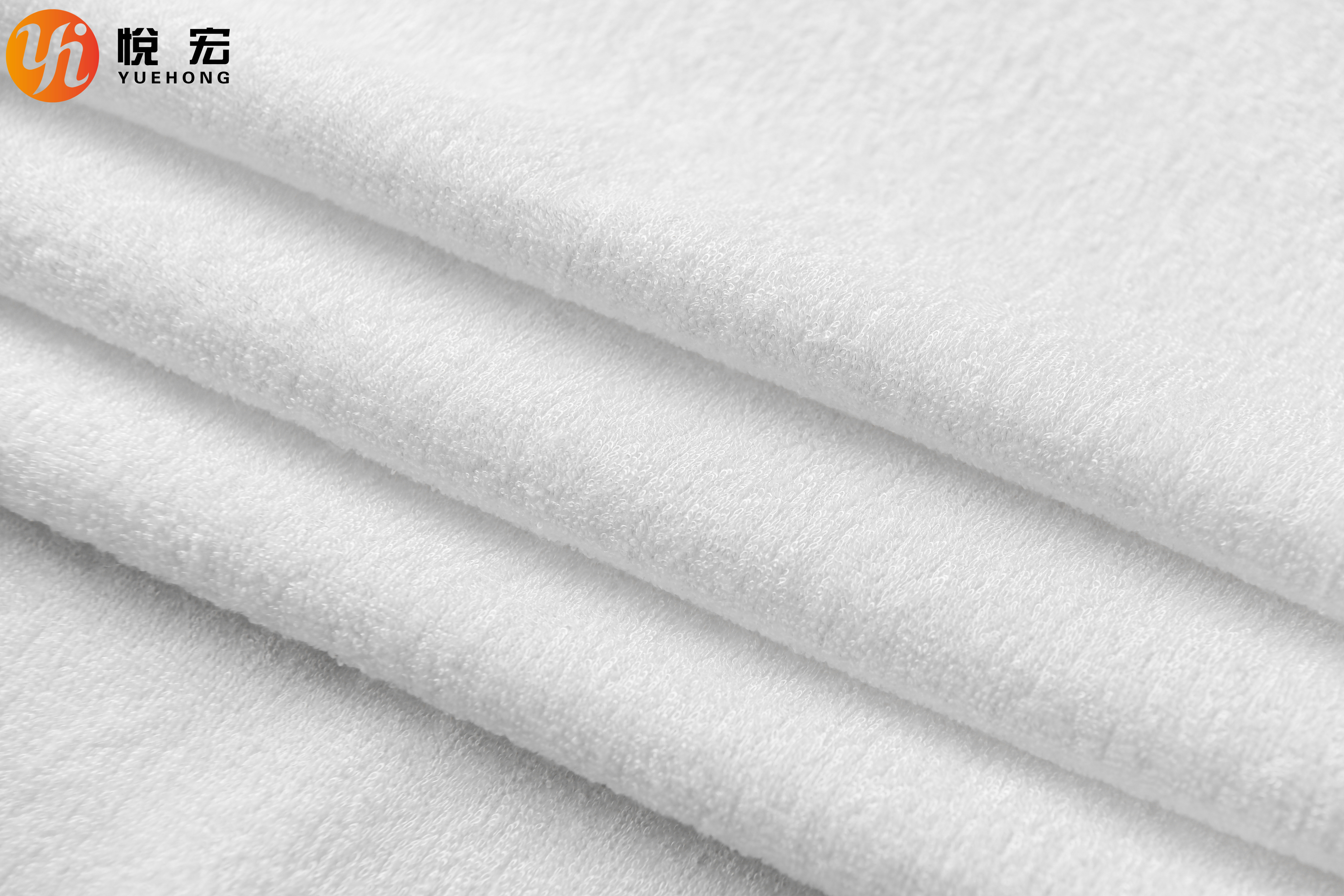 Luxury 190gsm Spandex Material Fabric Bamboo Terry Cloth Fabric Mattress Protectors