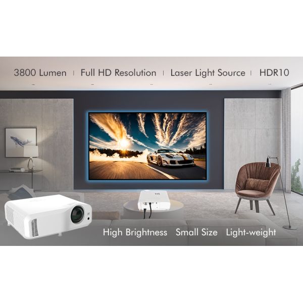 3800 Lumen Full HD Short Throw DLP Projector Laser Projector