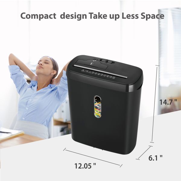8 листов резка бумаги с 11L корзиной для мусора небольшого размера для домашнего использования SD108P