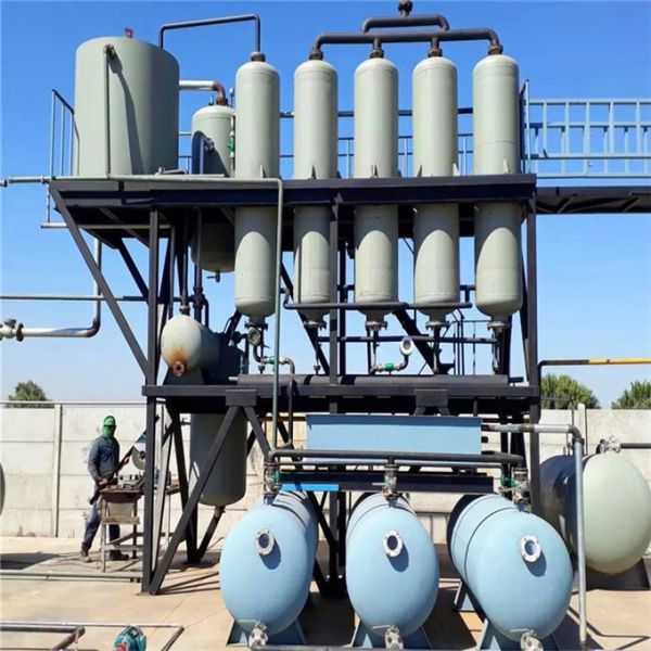 10t Per Day Used Motor Oil Recycling To Diesel Fuel Oil Distillation Plant
