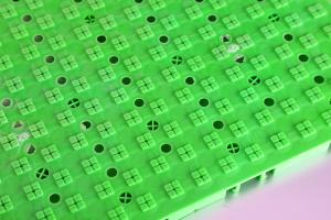 Interlocking Artificial Grass Drainage Underlay Rubber Drainage Shock Absorbing