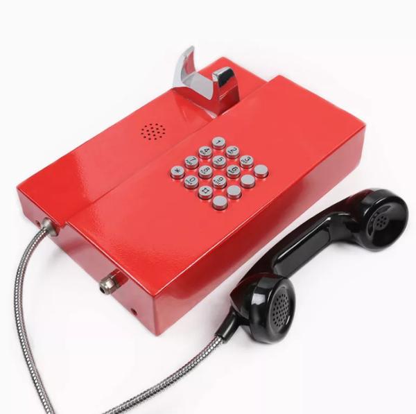 Vandal Resistant Hotline Telephone , Rugged Auto Dial Phones For Parking Lots