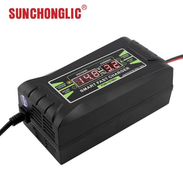12V 10A Lead Acid Car Battery Charger Input 150V Stable High Speed Industrial
