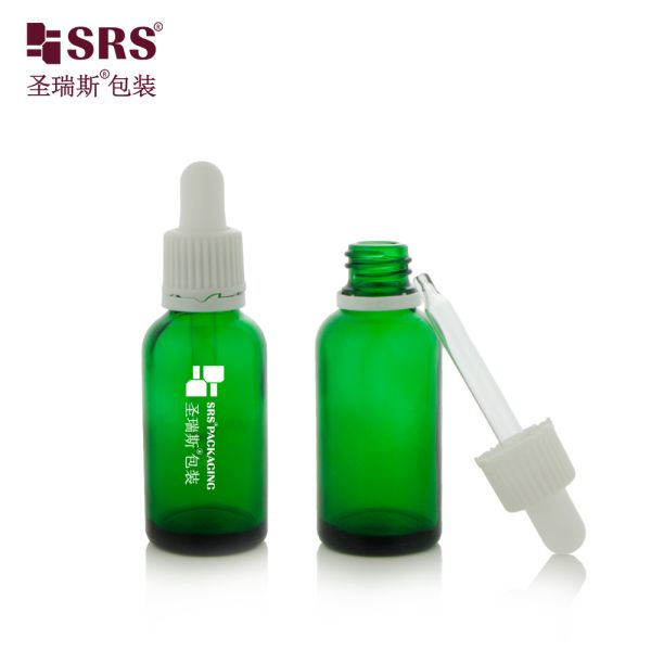 Durable Tamper Evident Cap 5ml 10ml 15ml 20ml 30ml 50ml 100ml Glass Dropper Bottle for Skincare