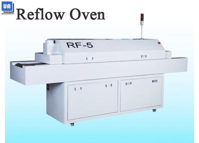 Lead Free 5 Zones Small Reflow Oven Euiqpment RF 5 Mesh PCB Convery
