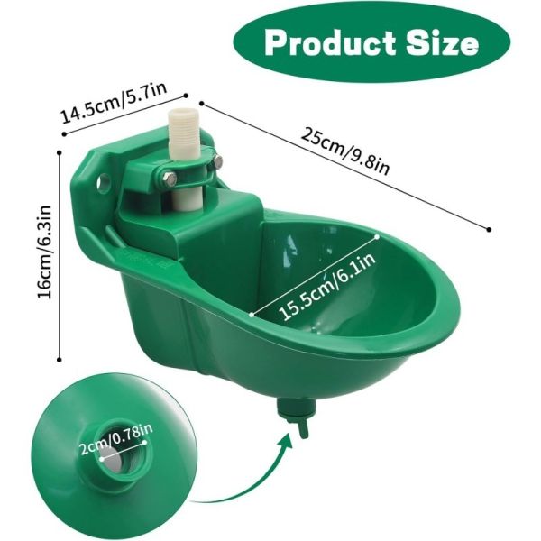 New Plastic Water Bowl