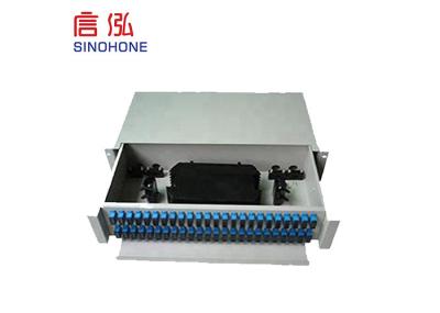 ODF Optical Fiber Distribution Frame 72 Port Rack Mount Slidable Opening
