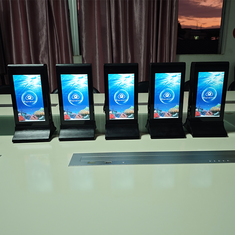 Android Внутренний LCD рекламный дисплей умный сенсорный экран Стол для кофе / дома / отеля