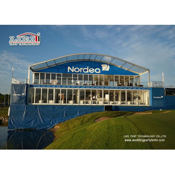 Шатер стеклянных стен UV упорный, прозрачный шатер партии Windproof